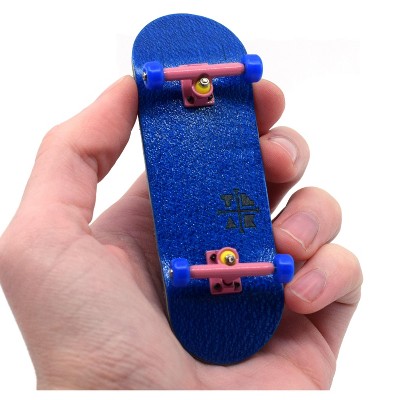 Teak Tuning Pro 32mm Fingerboard Complete - 5 Ply Wood Deck with Pro Trucks - Bubble Gum