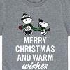 Boys' - Peanuts - Charlie Brown & Snoopy Merry Christmas Warm Wishes Short Sleeve Graphic T-Shirt - 2 of 4