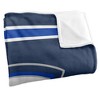 Creighton University Primary Logo Stripes Silky 50x60 Blanket, 1 Sided - 3 of 4