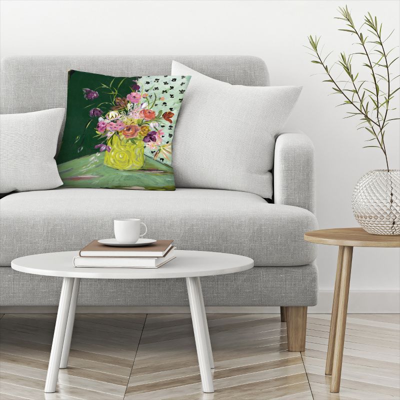 Americanflat Botanical Farmhouse There Are Always Flowers Throw Pillow By Bari J., 4 of 5