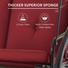 Anybear Red Outdoor Reclining Swing - 3 of 4