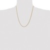 Chisel Stainless Steel Polished Yellow IP-plated 2.4mm 22" Box Chain Necklace - 4 of 4