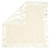 Bearington Baby Creamy White Dottie Snuggle Blanket, 28.5" x 28.5" - 3 of 4