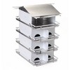 Birds Choice 26" Silver Unassembled Purple Martin House Starling Resistant 4 Floor 16 Room Bird House: Weatherproof Aluminum, Pole Mounted - 2 of 4