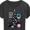 Women's - Instant Message - Christmas Cats, Tree, & Décor Short Sleeve Graphic T-Shirt - 2 of 4