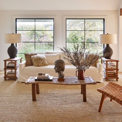 Sand Handmade Sisal and Jute 6' x 9' Area Rug