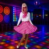 Female 50 Rocknroll Pink Polka Dot Kit Costume - 4 of 4