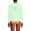 Lands' End Women's Long Sleeve Hooded Full Zip UPF 50 Rash Guard - 2 of 4