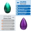 Unique Bargains Crystal Pendants Teardrop Beads for DIY Lamp Arts Crafts Decoration 6 Pcs - 3 of 4