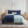 Nestl 19 PC Complete College Dorm Room Twin XL Bedding Bundle, Bed in a Bag Comforter Set - 2 of 4