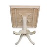 International Concepts 36 - inch x 36 - inch Square Top Pedestal Table - 35.1 - inch H - 4 of 4