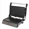 MegaChef Electric Dual Plate Non-Stick Panini Grill Press with Drip Tray - 2 of 4