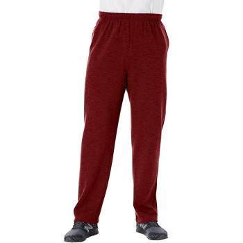Kingsize Men's Big & Tall 5-Pocket Relaxed Fit Denim Look Sweatpants Jeans