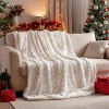 Lomsoe Christmas Flannel Blanket Throw, Flannel Blankets for Couch Sofa Bed Lounging, Ideal Gifts for Kids Adults Wife Self. - 2 of 4