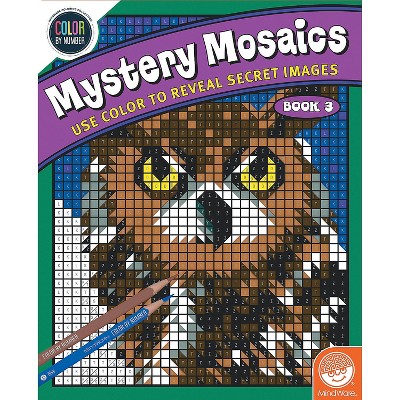 MindWare Color By Number Mystery Mosaics: Book 3 - Coloring Books