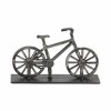 HomeRoots 8" Black Metal Bicycle Hand Painted Sculpture - 3 of 4