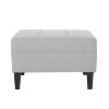 NicBex Storage Bench Storage Organizer Ottoman Padded Seat Cushion with Storage for Living Room, Bedroom - 4 of 4