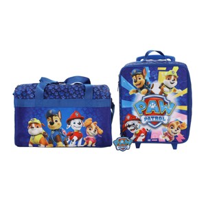 Paw Patrol Pups & Logo 3-Piece Youth Duffle Bag Travel Set With Pilot Case & Luggage Tag - 1 of 4