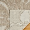 Tropea Woodbury Beige Ivory Bold Two-Tone Floral Flatweave Easy-Care Indoor/ Outdoor Area Rug, 6x9 - 3 of 4