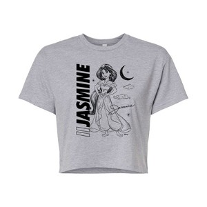 Women's - Disney - Autograph Jasmine Cropped Graphic T-Shirt - 1 of 4
