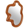 Zuo Modern Foz Mirror Brown – 34.8" Height Solid Wood Frame with Organic Shape - 3 of 4