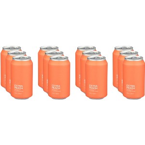 United Sodas of America Extra Peach Soda - Case of 12 - 12 fl oz - 1 of 2