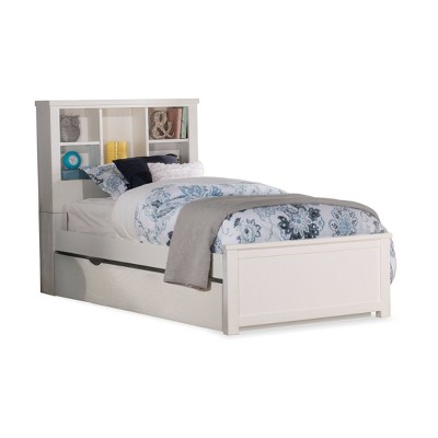 target white twin bed