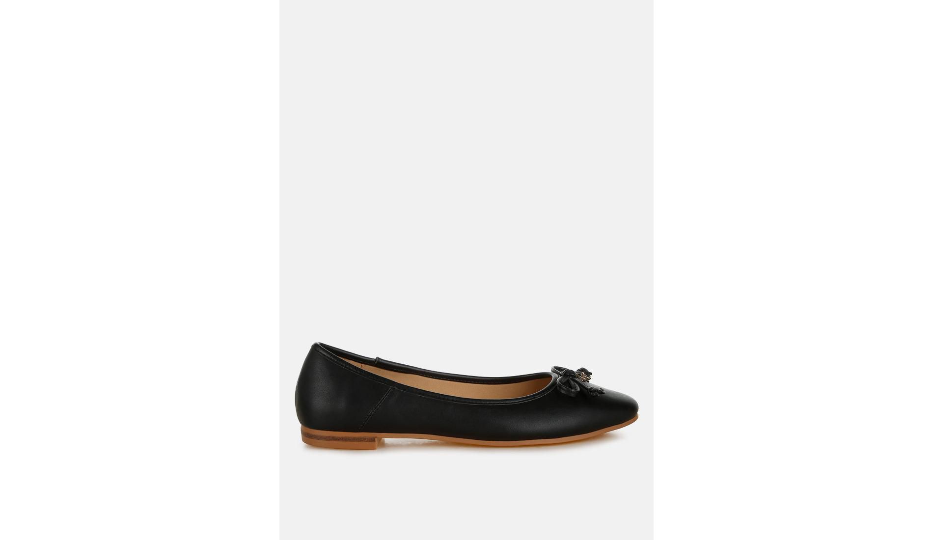 Enchanted Faux Leather Casual Ballerinas