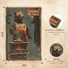 Lomsoe Campfire Michelin Bear Metal Sign - 8x12 Inch Rustic Bear Wall Art for Hunting Cabin & Man Cave, Funny Outdoor Camping Sign - 2 of 4