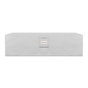 Sedona Large Rectangle Fire Pit Cover Gray - Real Flame: UV & Water-Resistant, Polyester, Drawstring Closure - 1 of 4