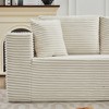 106" Corduroy L-Shaped Cloud Modular Sectional Sofa Right Chaise - 4 of 4