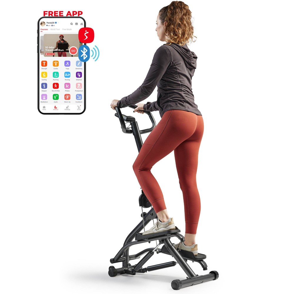 Sunny Health & Fitness Climber Step Machine with Handlebar