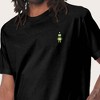 Dalix Robot (Glow in the Dark) Embroidered Relaxed Heavy Soft Cotton T Shirt Mens - 4 of 4