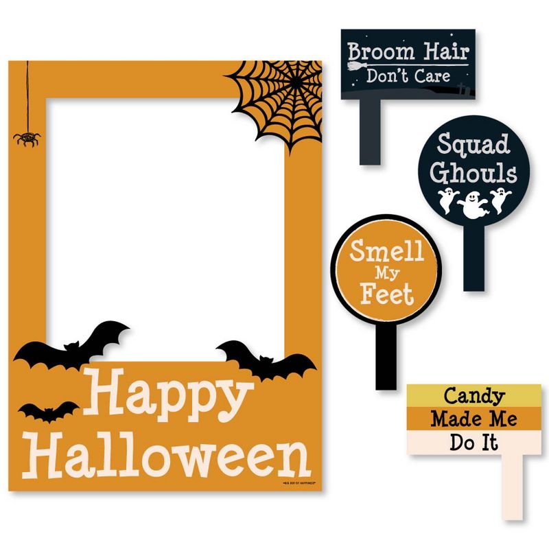 Big Dot of Happiness Trick or Treat - Halloween Party Selfie Photo Booth Picture Frame & Props - Printed on Sturdy Material, 5 of 7