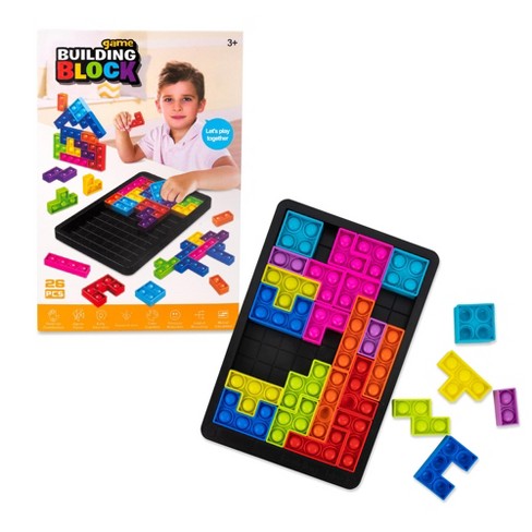 Toynk Pop Fidget Toy 27-piece Building Block Game Puzzle : Target