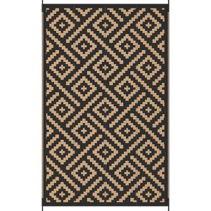 Abynow Geometric Diamond Outdoor Area Rug - 1 of 4