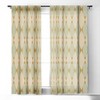 Colour Poems Retro Geometric Pattern III Set of 2 Panel Blackout Window Curtain - Deny Designs - 3 of 4