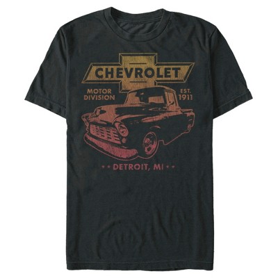 Men's General Motors Retro Chevrolet Muscle Truck T-shirt - Black ...