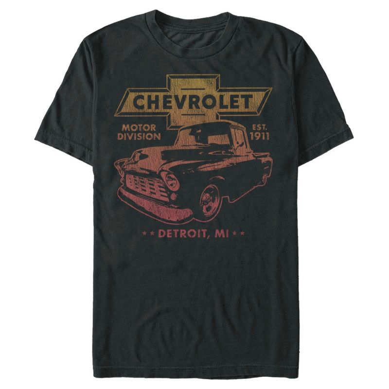 Men's General Motors Retro Chevrolet Muscle Truck T-Shirt, 1 of 6