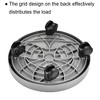 Unique Bargains Indoor Outdoor Round Plastic Flowerpot Dolly with Wheels Rolling 1 Pc - 4 of 4