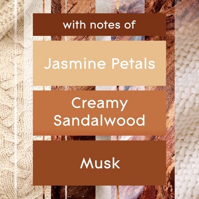 Comforting Cashmere Woods Brown Scented Jar Candle 6.8 oz