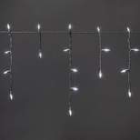 70ct LED Icicle Lights Cool White with White Wire - Wondershop™