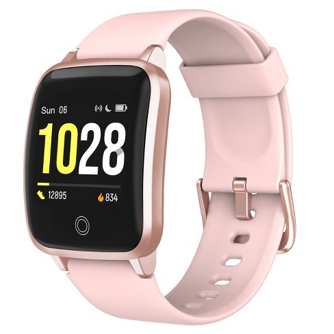 Letscom Smart Watch 1.3 With Heart Rate Monitor Ip68 Water resistant Smartwatch Activity Tracker Pedometer For Ios And Android Id205s Pink Target