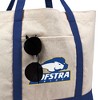 Hofstra University Primary Logo Canvas Tote Bag With External Pocket, Reusable Shoulder Bag for Shopping, School, Beach, Royal - 2 of 4