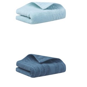 REGALWOVEN Solid Soft Absorbent Cotton Bathroom Hand Towels 14" x 30" 2 Pcs - 1 of 4