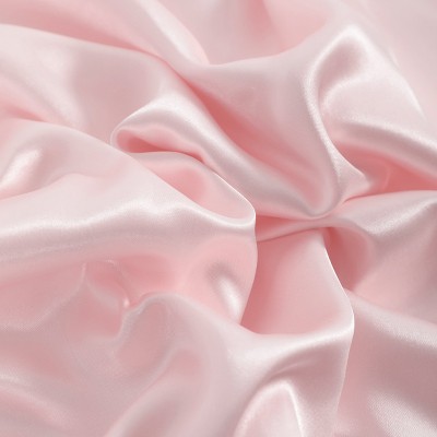 Luxurious Purple Satin Body Pillowcase with Envelope Closure, 20x54 Inches