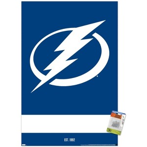 Trends International NHL Tampa Bay Lightning - Logo 21 Unframed Wall Poster Prints - 1 of 4