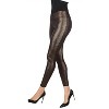 Women's Metallic Sheen Shaping Legging - MeMoi - 2 of 3