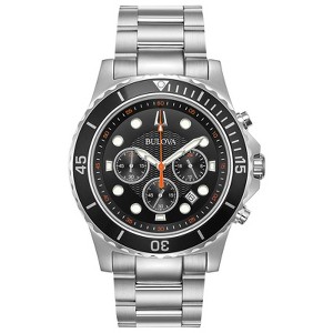 Bulova Men's Classic Sport 6-Hand Chronograph Quartz Watch, Calendar Date, Luminous Hands and Markers, 100M Water Resistant, 44mm - 1 of 4