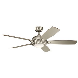 Kichler Lighting Geno 1 - Light Ceiling Fan in  Stainless Steel - 1 of 4